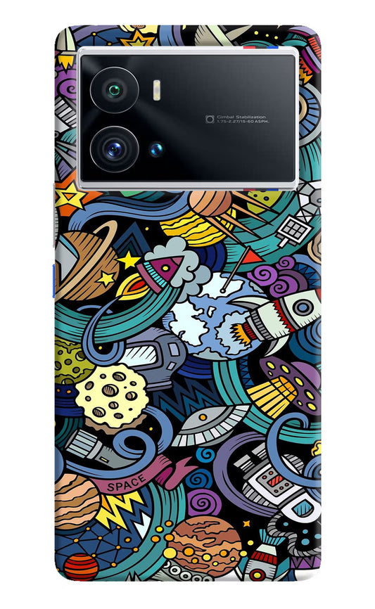Space Abstract iQOO 9 Pro 5G Hard Case Back Cover by Casekaro