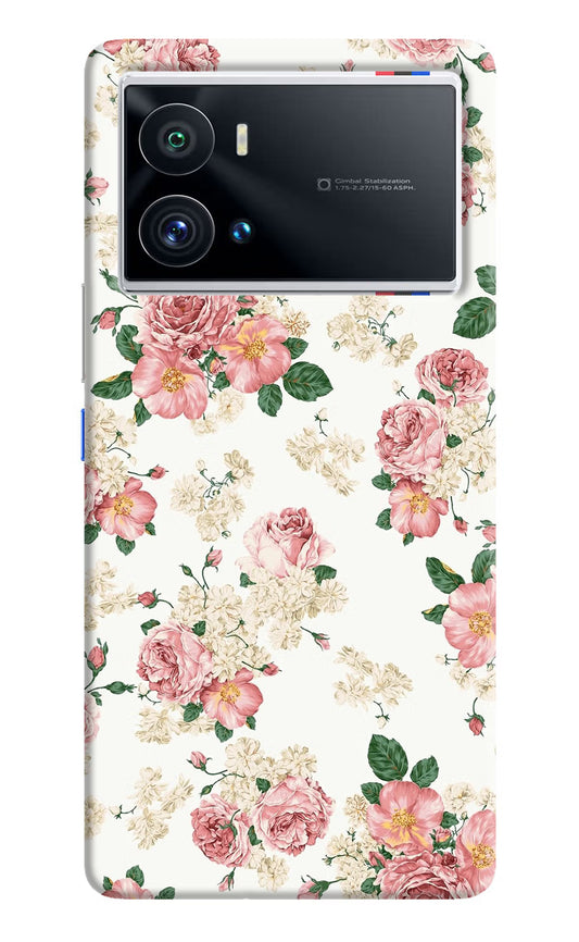Flowers iQOO 9 Pro 5G Hard Case Back Cover by Casekaro