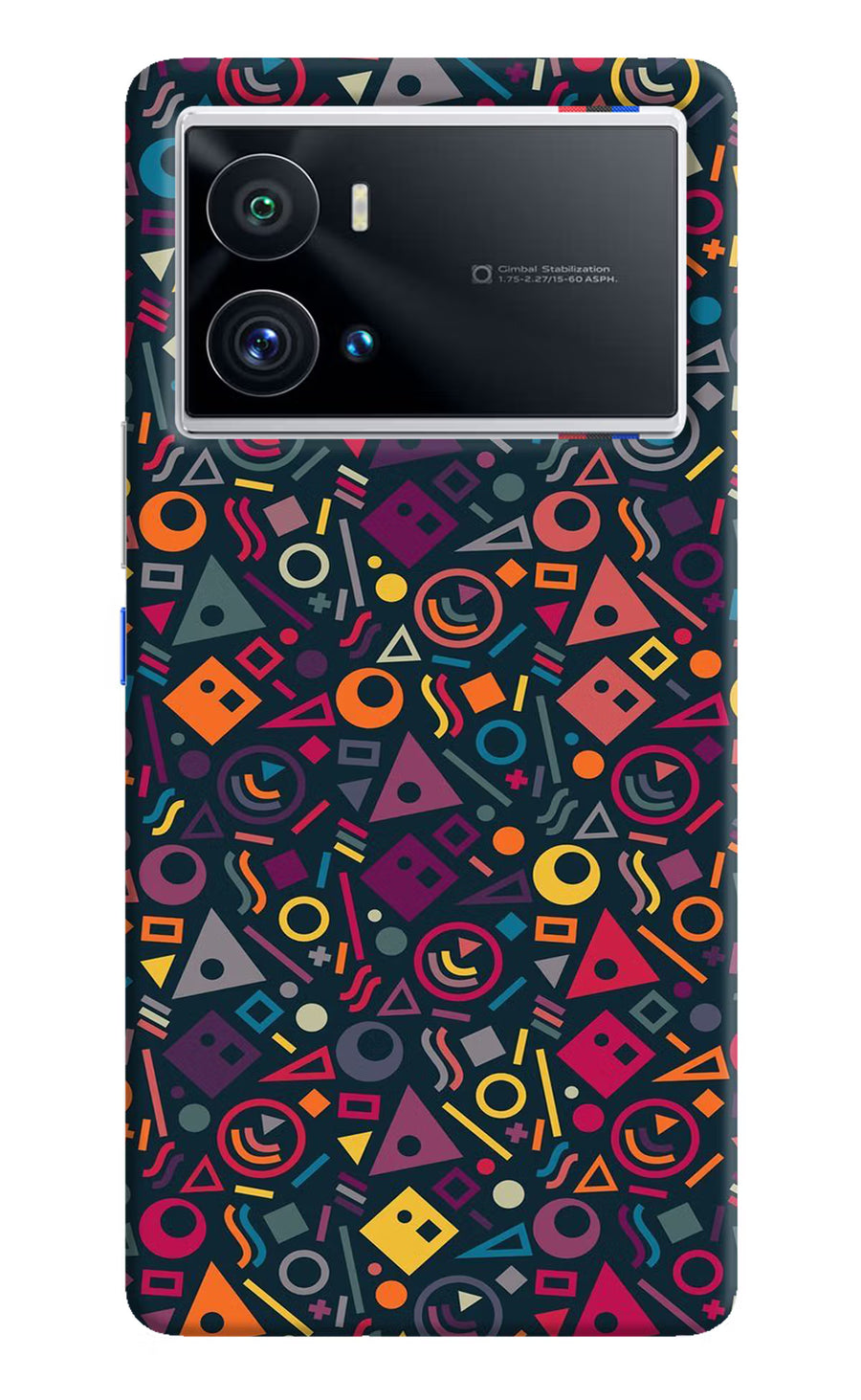 Geometric Abstract iQOO 9 Pro 5G Back Cover, Hard case