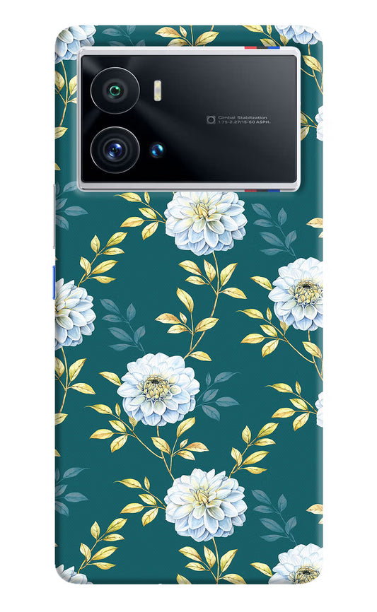Flowers iQOO 9 Pro 5G Hard Case Back Cover by Casekaro