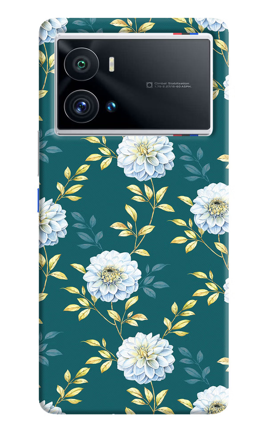 Flowers iQOO 9 Pro 5G Back Cover, Hard case