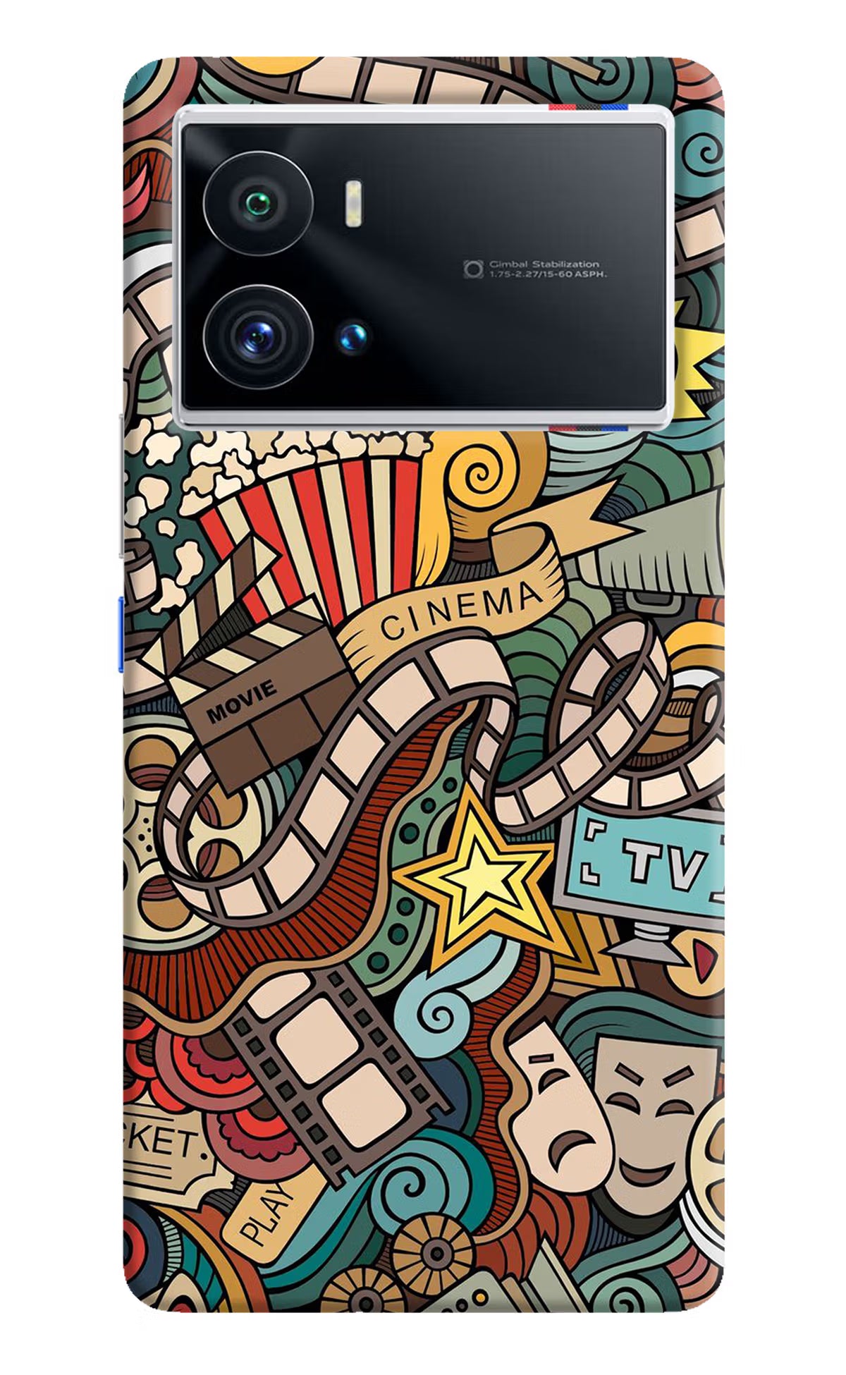 Cinema Abstract iQOO 9 Pro 5G Hard Case Back Cover by Casekaro