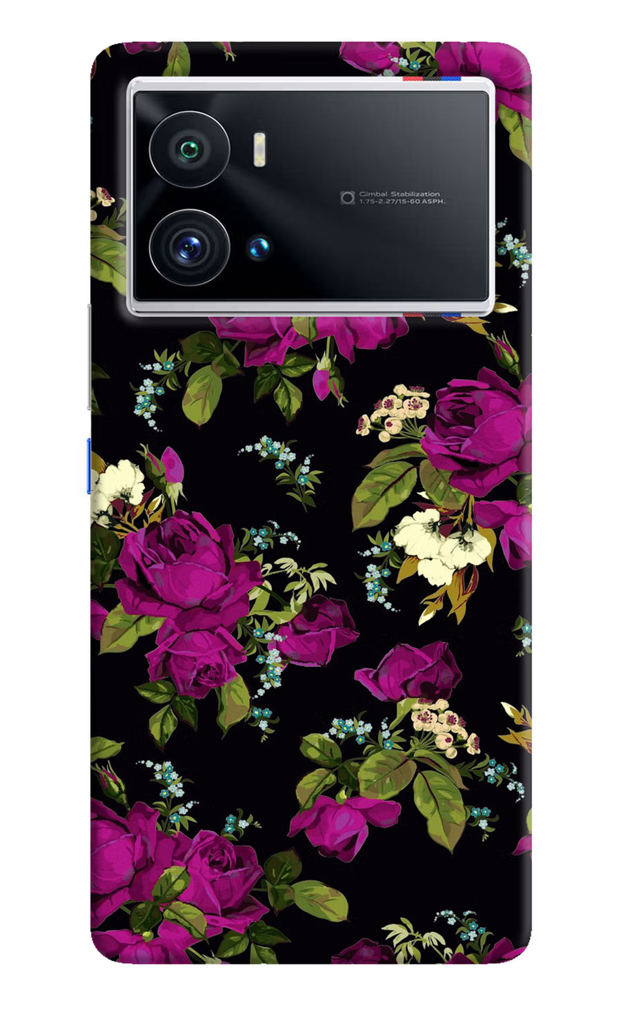 Flowers iQOO 9 Pro 5G Back Cover, Hard case