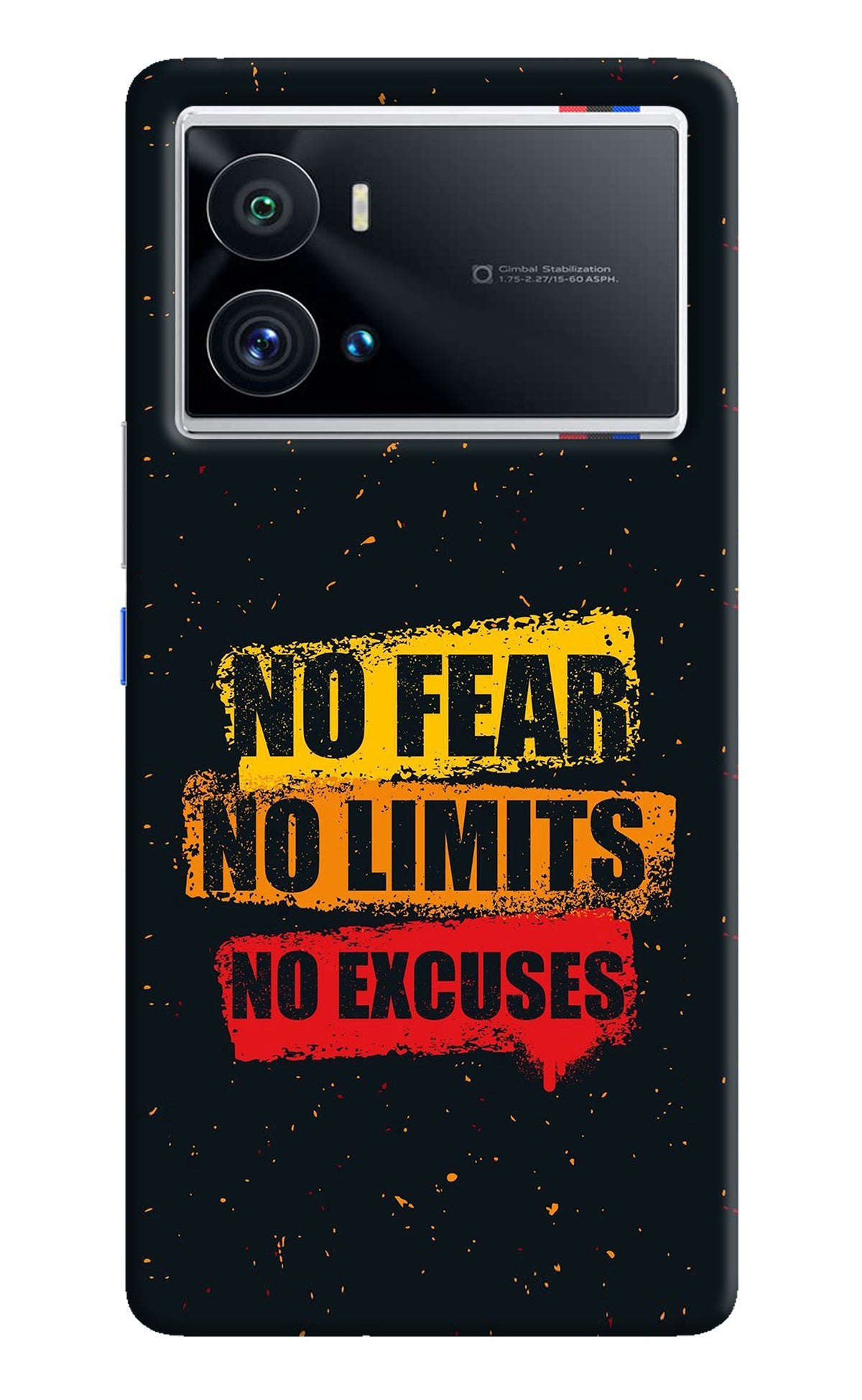 No Fear No Limits No Excuse iQOO 9 Pro 5G Back Cover