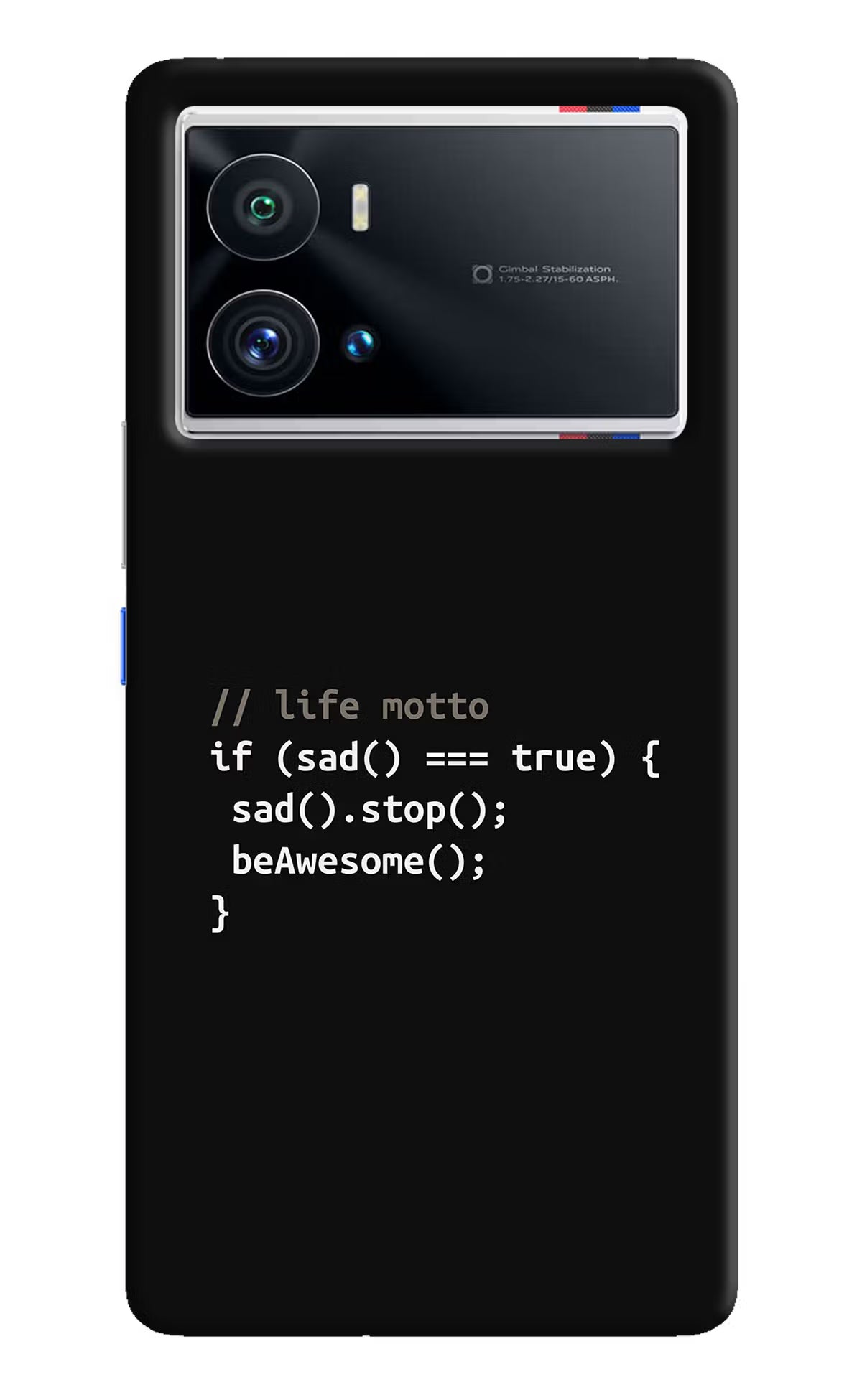 Life Motto Code iQOO 9 Pro 5G Hard Case Back Cover by Casekaro