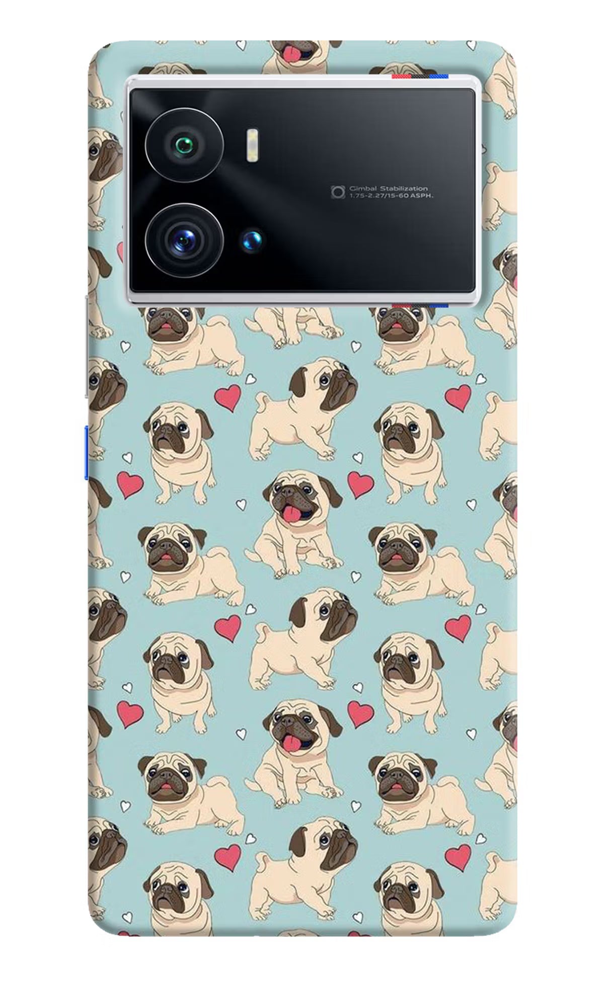 Pug Dog iQOO 9 Pro 5G Hard Case Back Cover by Casekaro