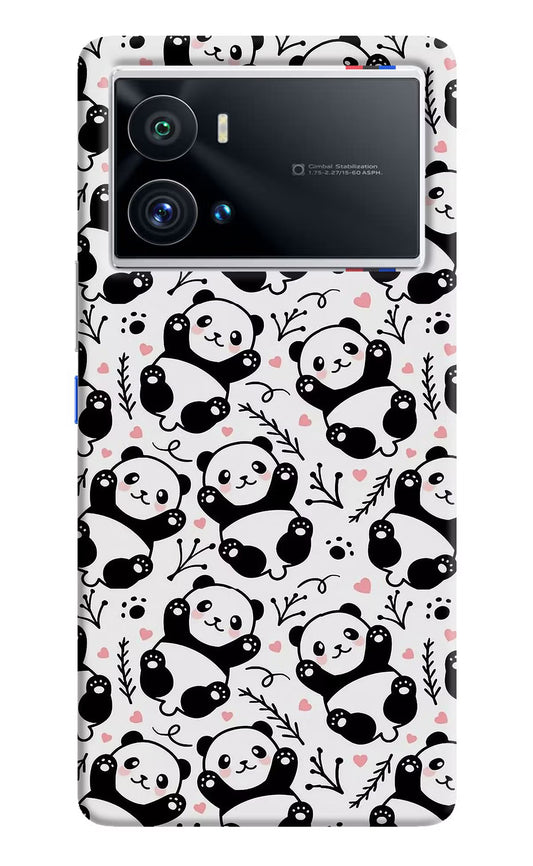 Cute Panda iQOO 9 Pro 5G Hard Case Back Cover by Casekaro