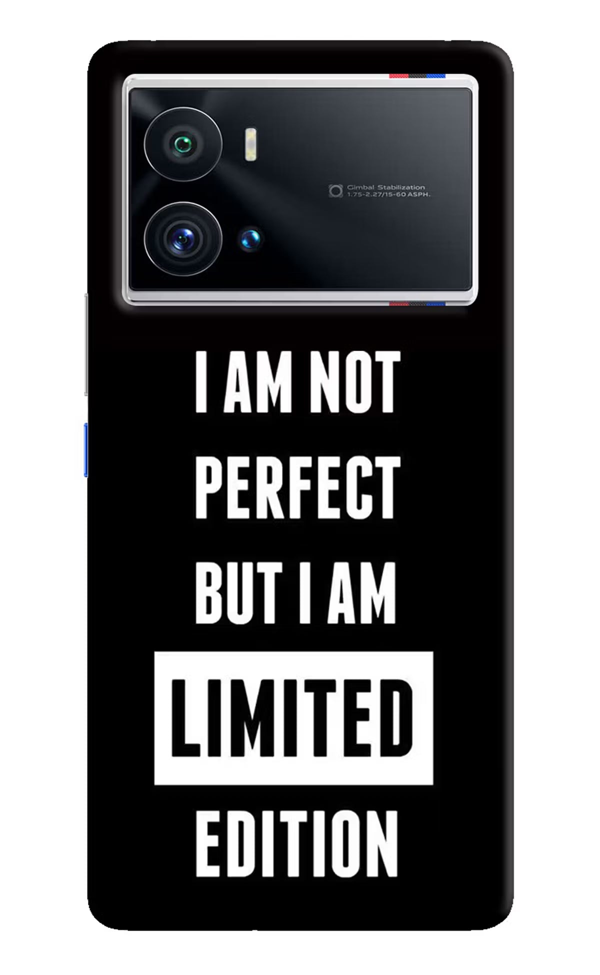 I Am Not Perfect But I Am Limited Edition iQOO 9 Pro 5G Hard Case Back Cover by Casekaro