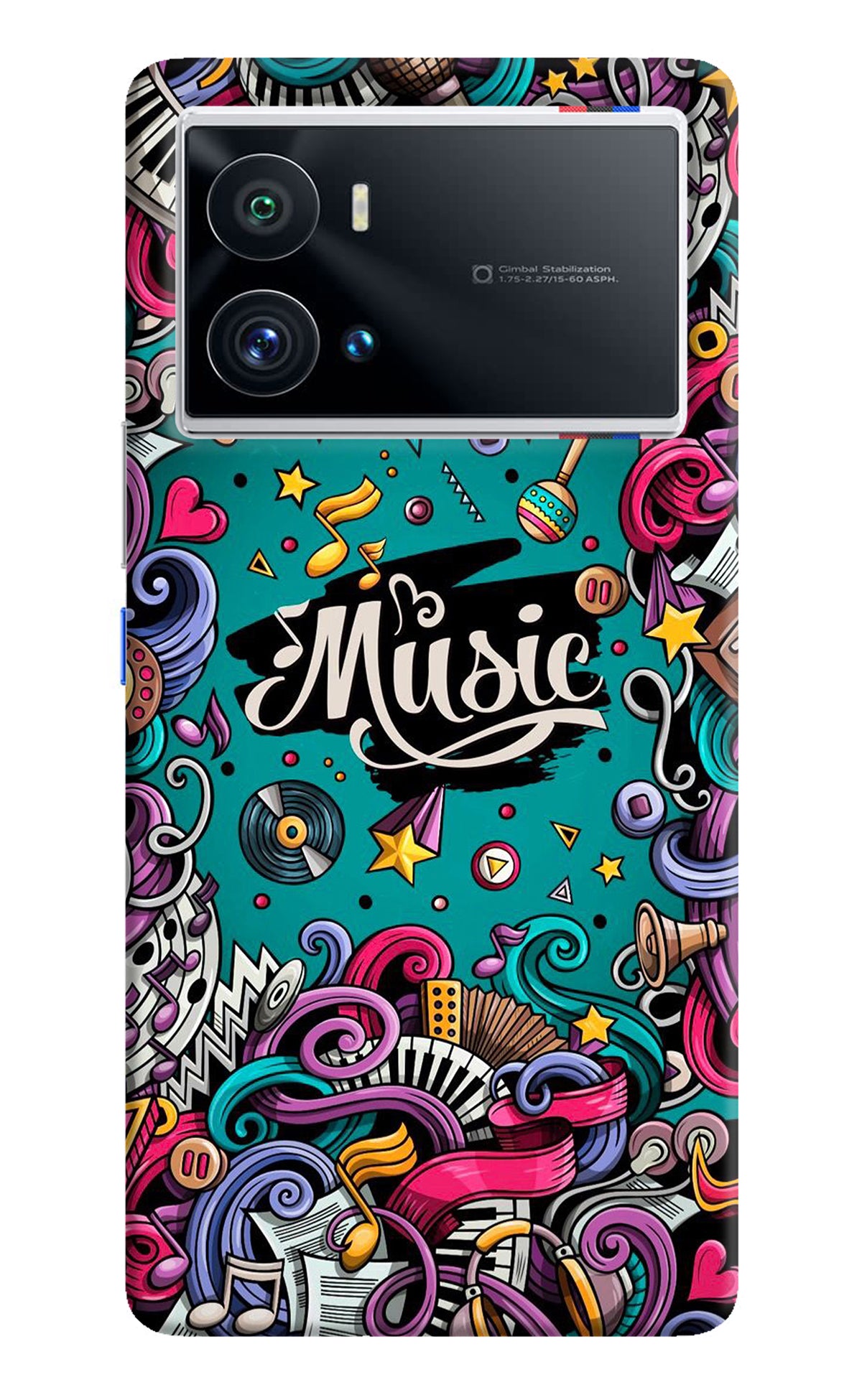 Music Graffiti iQOO 9 Pro 5G Back Cover