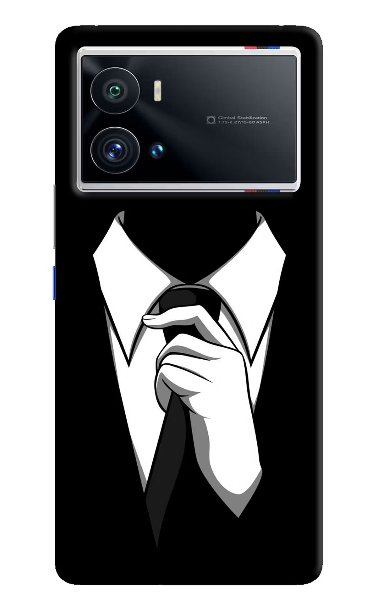 Black Tie iQOO 9 Pro 5G Hard Case Back Cover by Casekaro