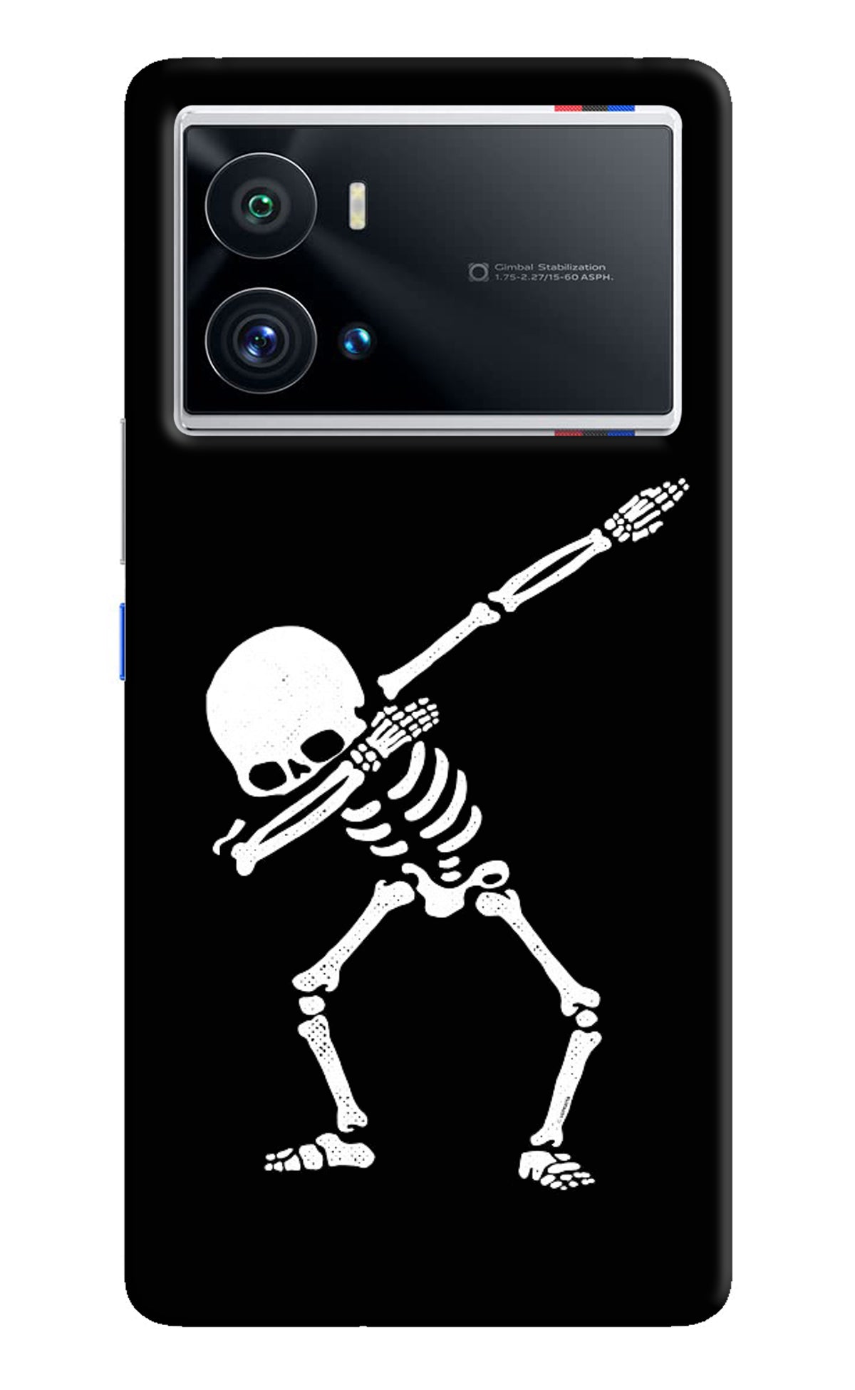 Dabbing Skeleton Art iQOO 9 Pro 5G Back Cover