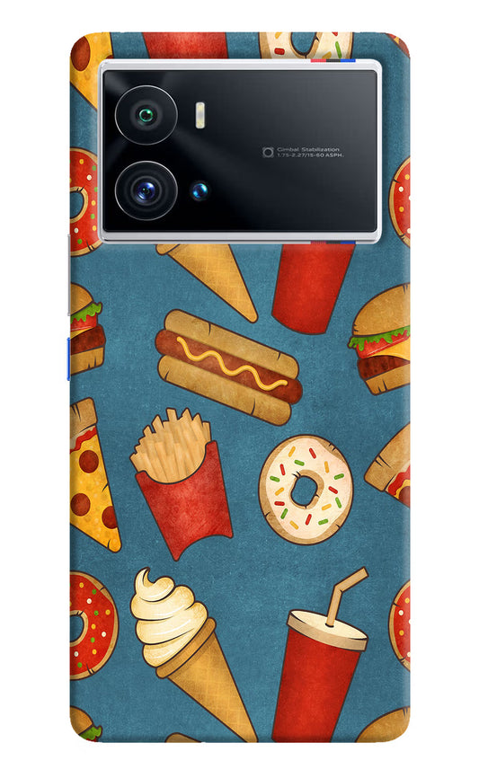 Foodie iQOO 9 Pro 5G Hard Case Back Cover by Casekaro