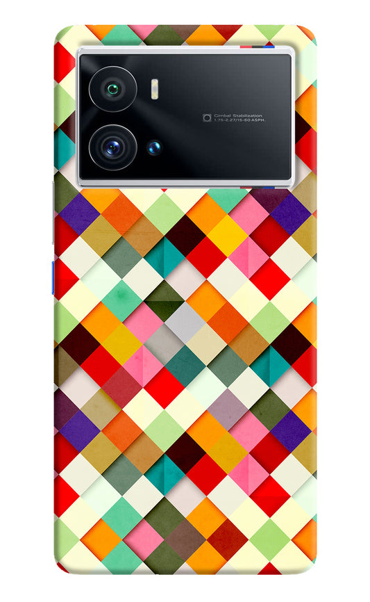 Geometric Abstract Colorful iQOO 9 Pro 5G Back Cover