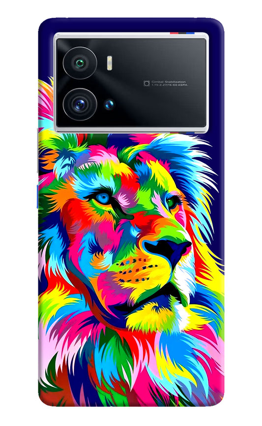 Vector Art Lion iQOO 9 Pro 5G Hard Case Back Cover by Casekaro