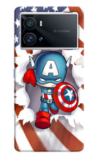 Captain America iQOO 9 Pro 5G Hard Case Back Cover by Casekaro