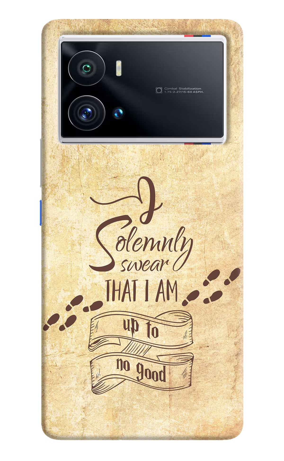 I Solemnly swear that i up to no good iQOO 9 Pro 5G Hard Case Back Cover by Casekaro