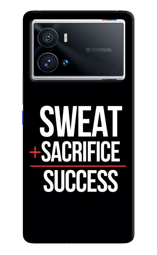 Sweat Sacrifice Success iQOO 9 Pro 5G Back Cover