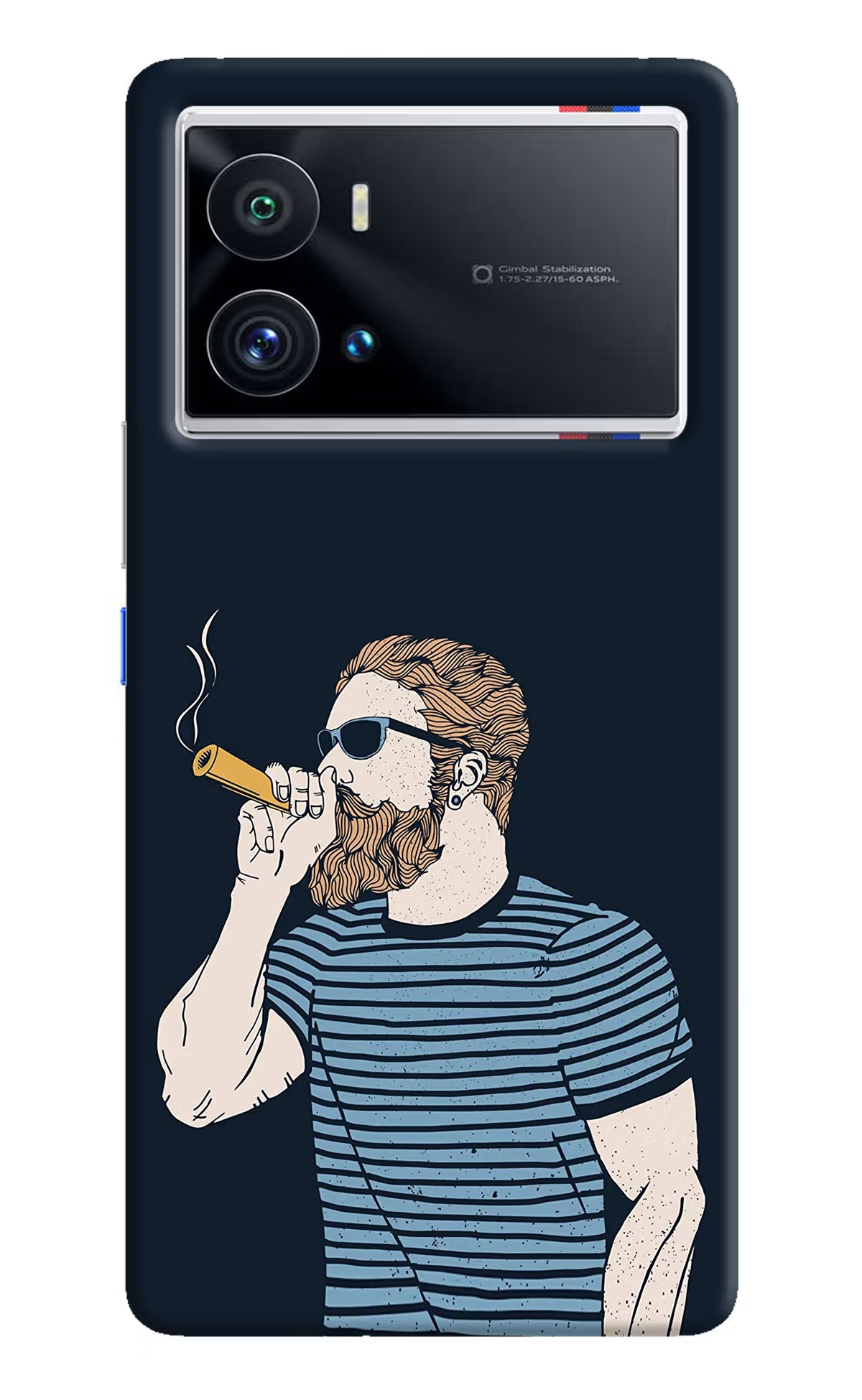 Smoking iQOO 9 Pro 5G Hard Case Back Cover by Casekaro