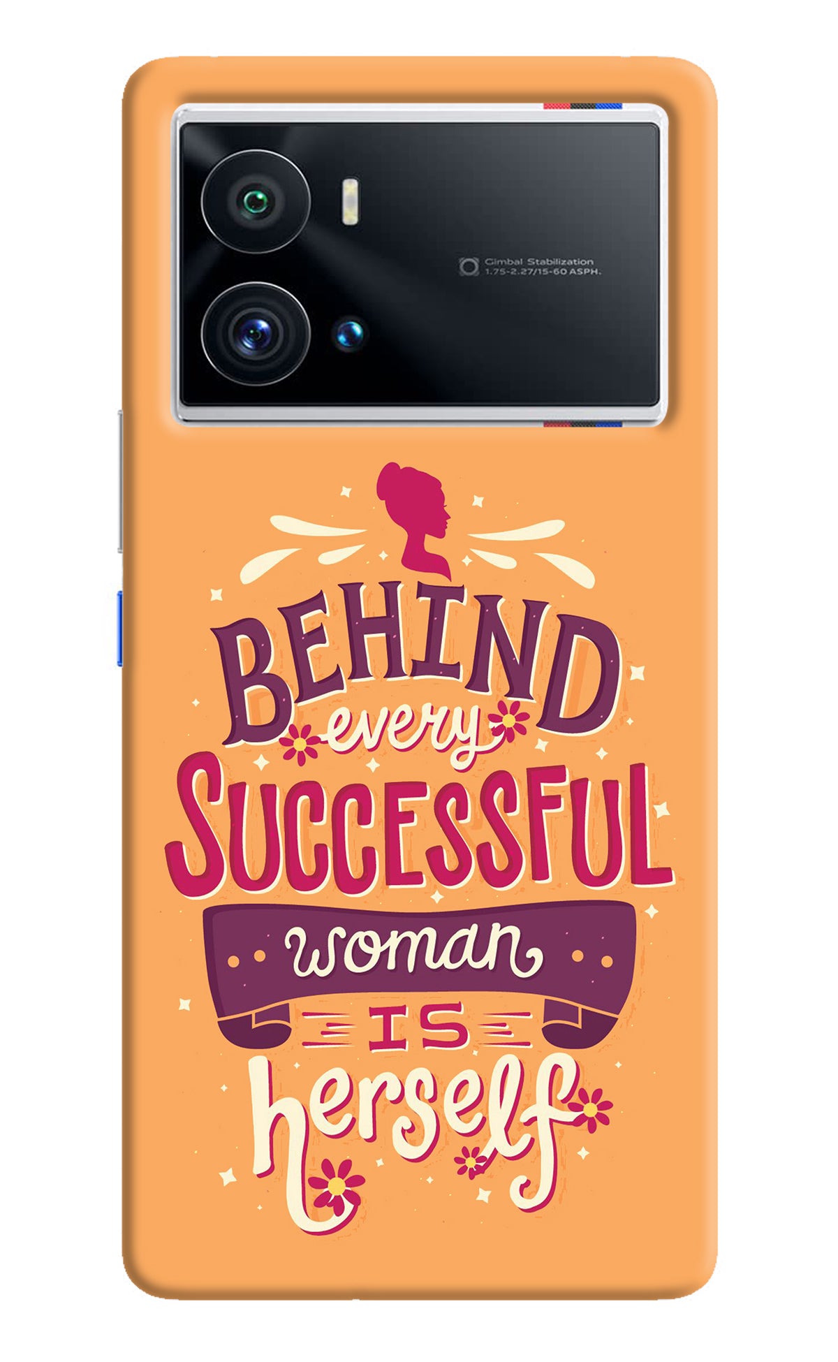 Behind Every Successful Woman There Is Herself iQOO 9 Pro 5G Back Cover