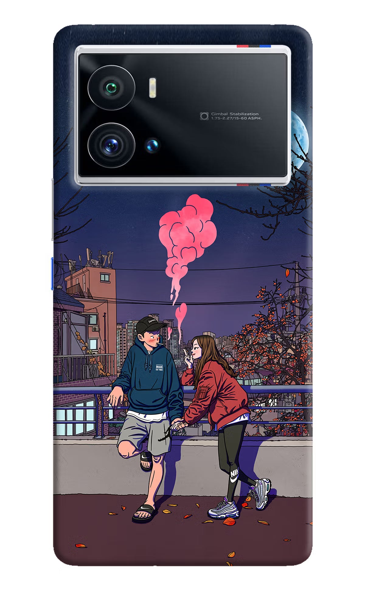 Chilling Couple iQOO 9 Pro 5G Hard Case Back Cover by Casekaro