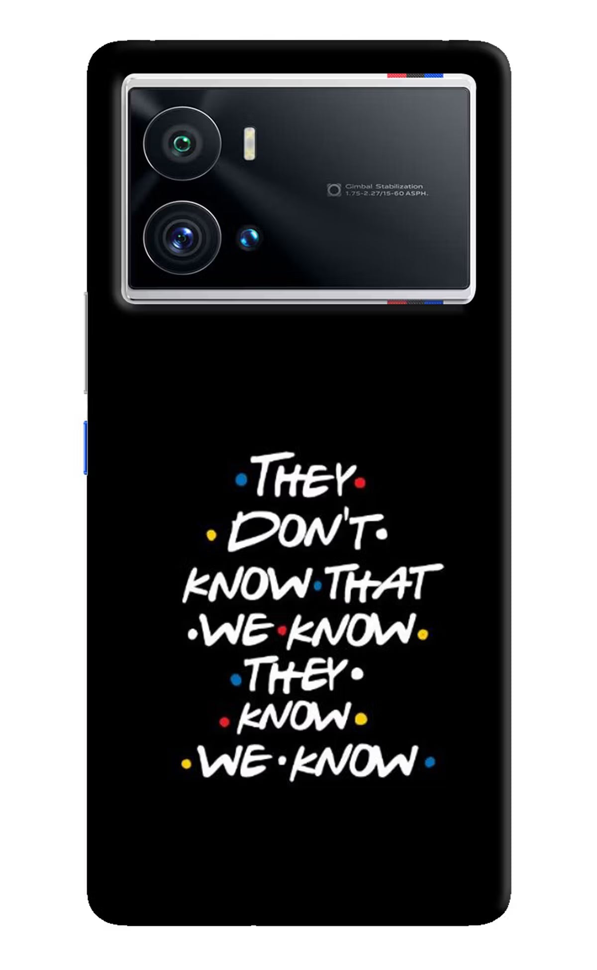 FRIENDS Dialogue iQOO 9 Pro 5G Hard Case Back Cover by Casekaro