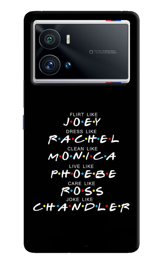 FRIENDS Character iQOO 9 Pro 5G Hard Case Back Cover by Casekaro