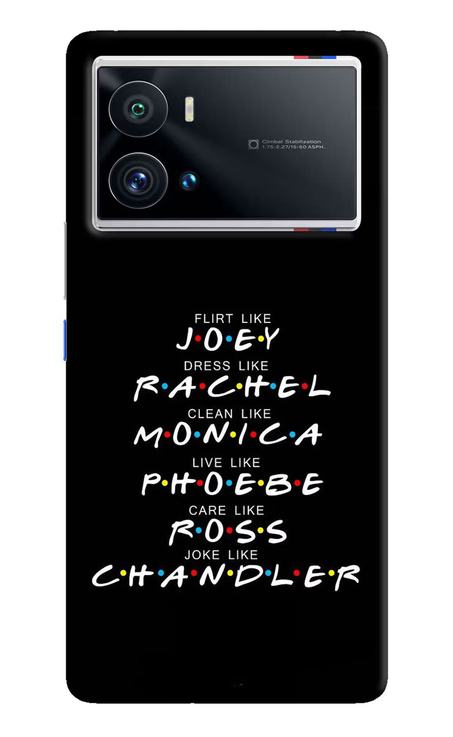 FRIENDS Character iQOO 9 Pro 5G Back Cover, Hard case