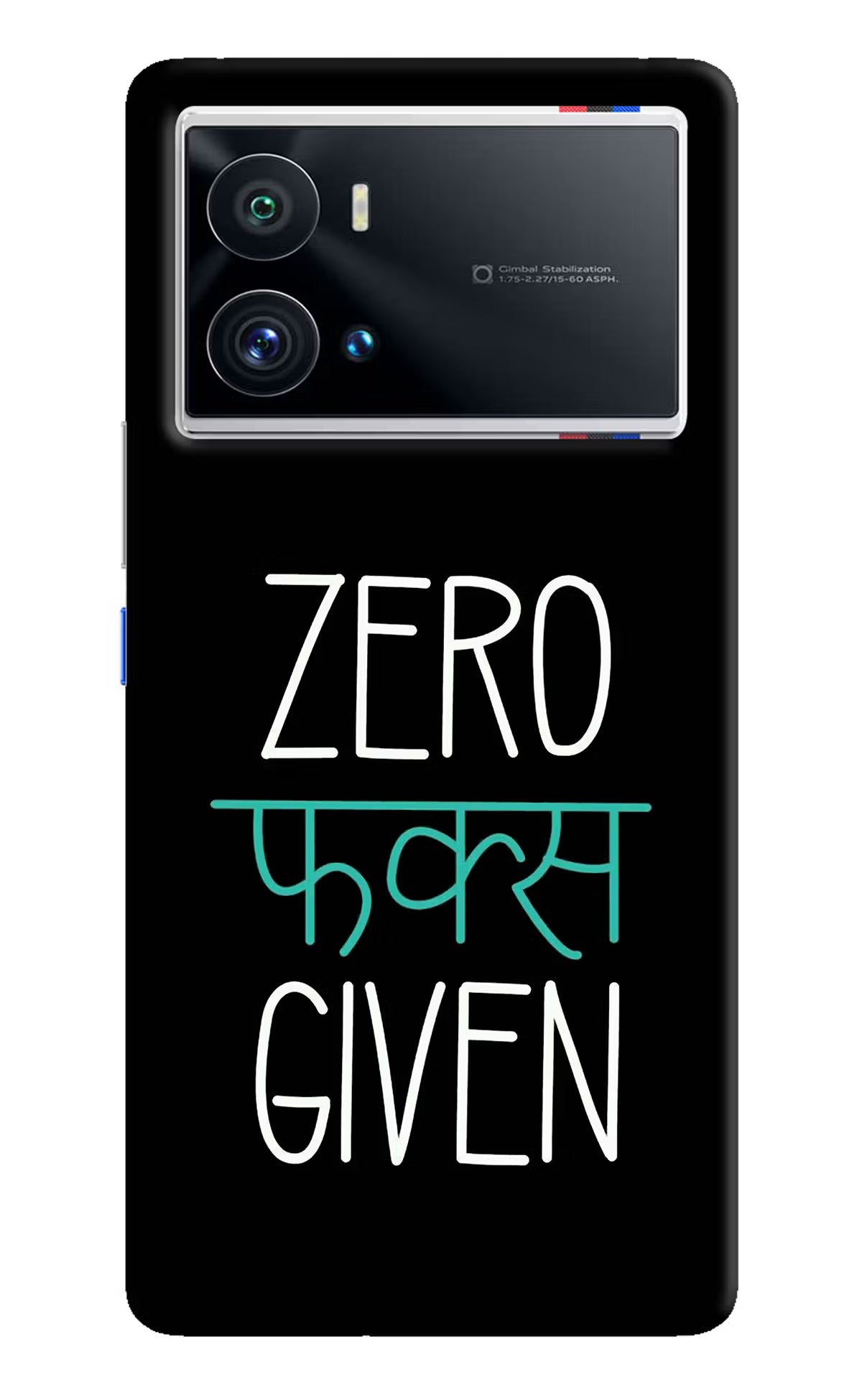 Zero Fucks Given iQOO 9 Pro 5G Hard Case Back Cover by Casekaro