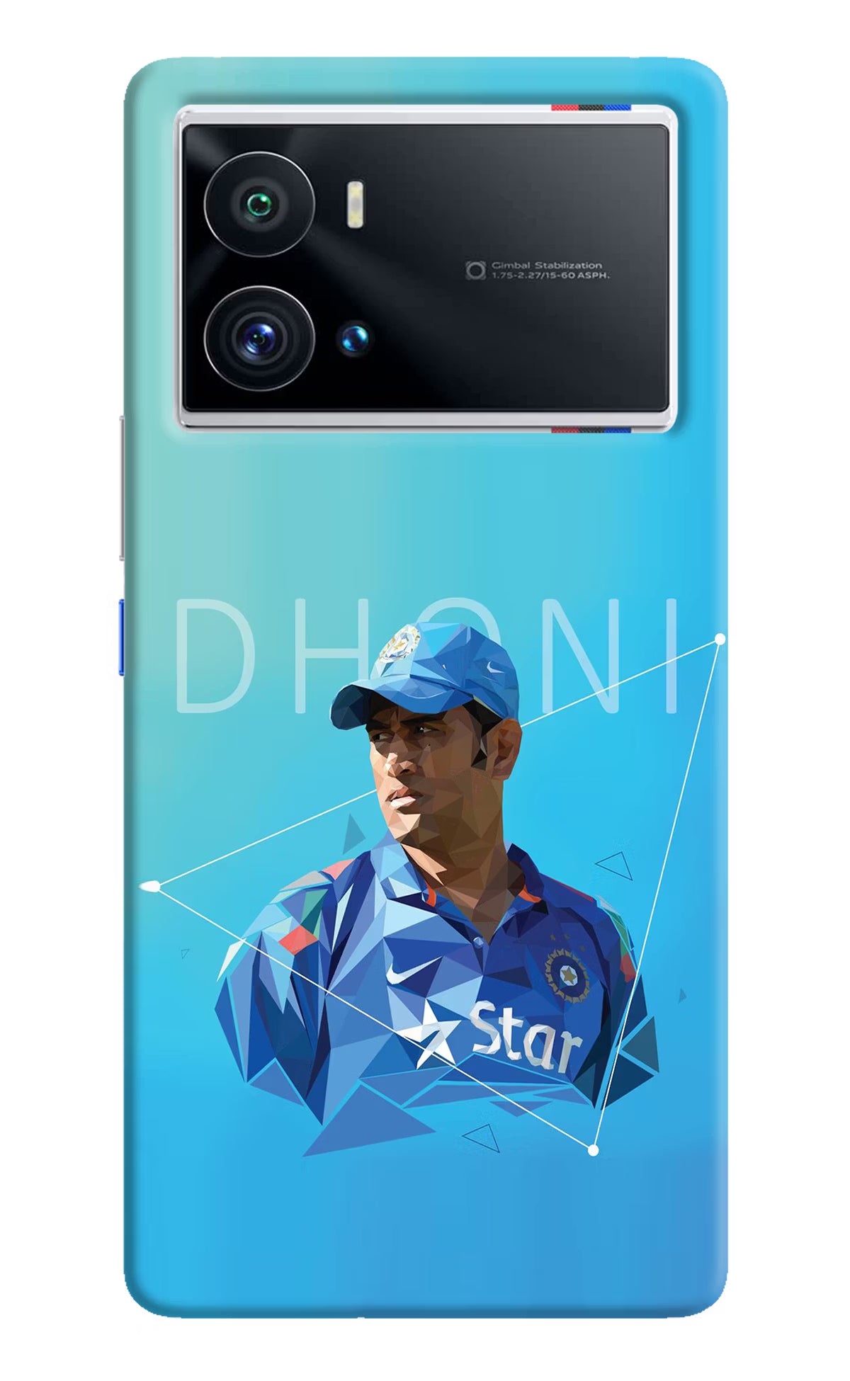 Dhoni Artwork iQOO 9 Pro 5G Hard Case Back Cover by Casekaro