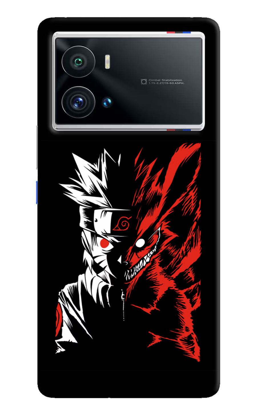 Naruto Two Face iQOO 9 Pro 5G Back Cover, Hard case