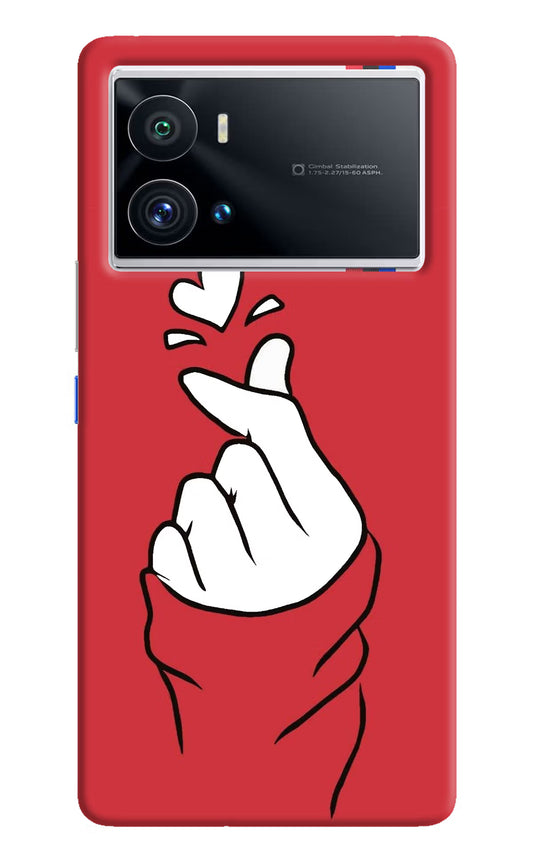 Korean Love Sign iQOO 9 Pro 5G Hard Case Back Cover by Casekaro