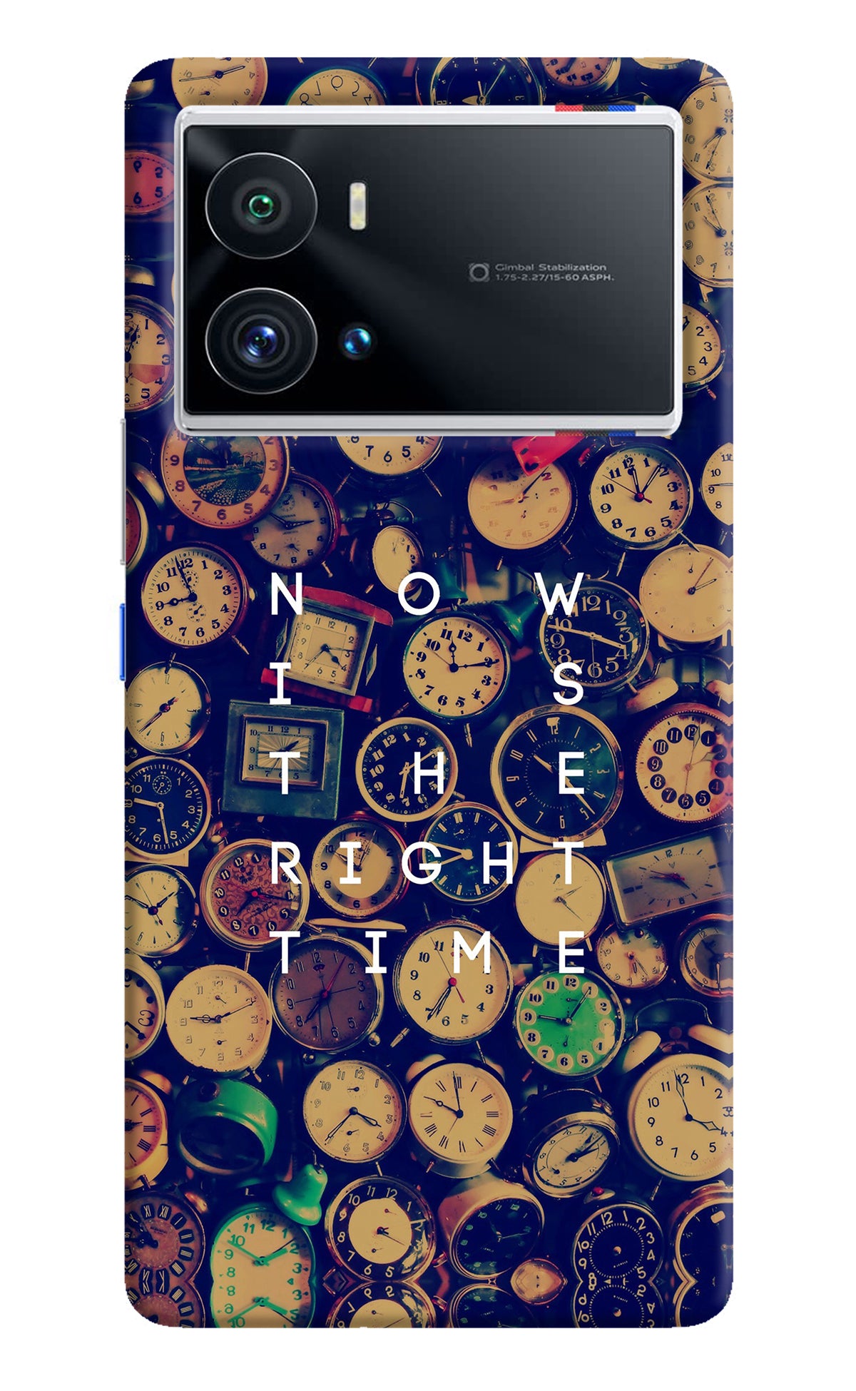 Now is the Right Time Quote iQOO 9 Pro 5G Back Cover