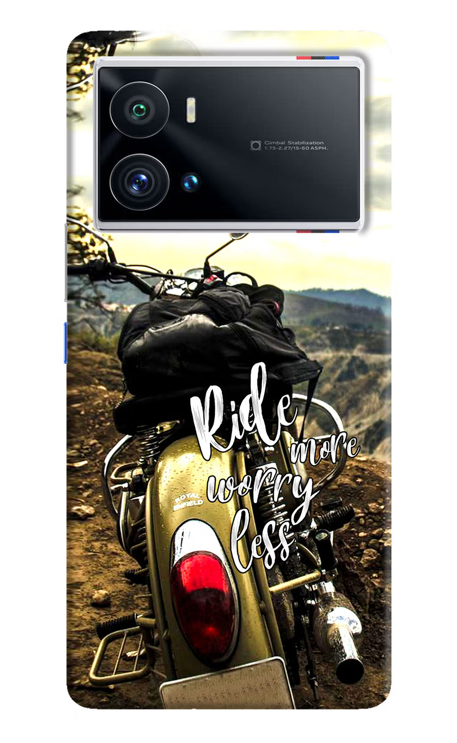 Ride More Worry Less iQOO 9 Pro 5G Back Cover, Hard case