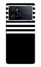 Black and White Print iQOO 9 Pro 5G Hard Case Back Cover by Casekaro