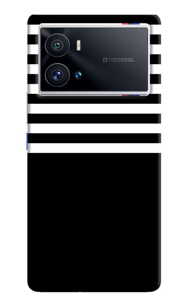 Black and White Print iQOO 9 Pro 5G Hard Case Back Cover by Casekaro