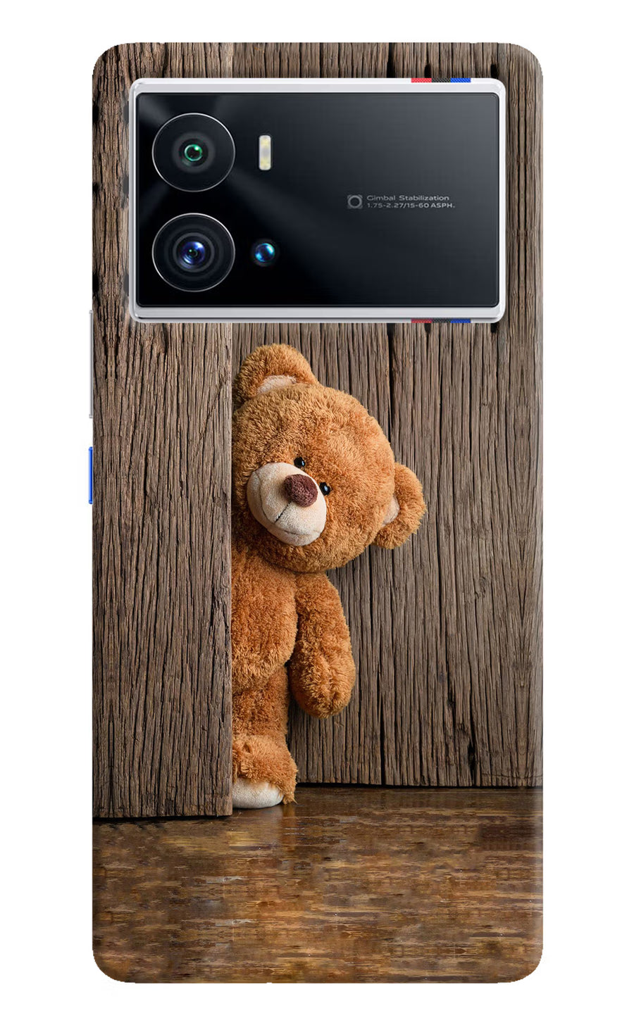 Teddy Wooden iQOO 9 Pro 5G Back Cover, Hard case