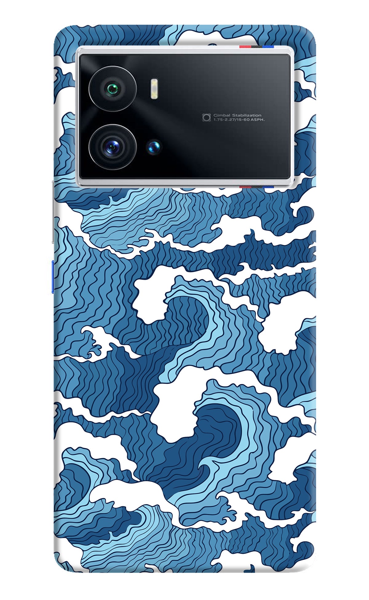 Blue Waves iQOO 9 Pro 5G Back Cover