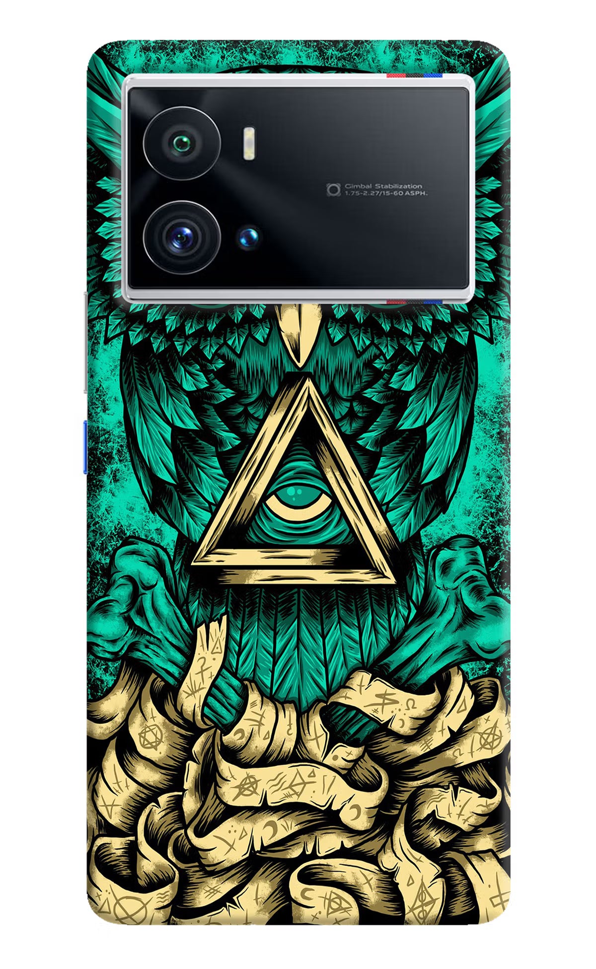 Green Owl iQOO 9 Pro 5G Hard Case Back Cover by Casekaro
