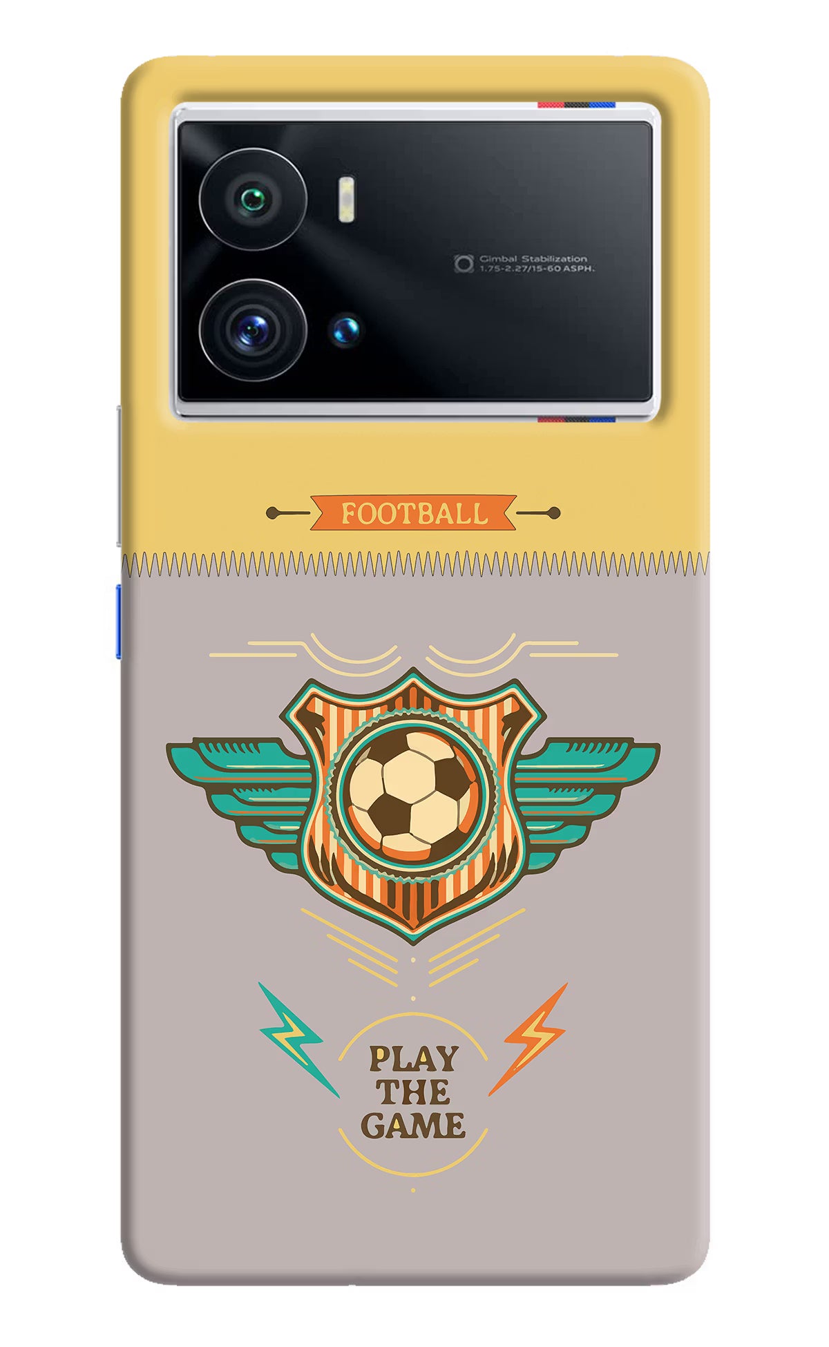 Football iQOO 9 Pro 5G Hard Case Back Cover by Casekaro