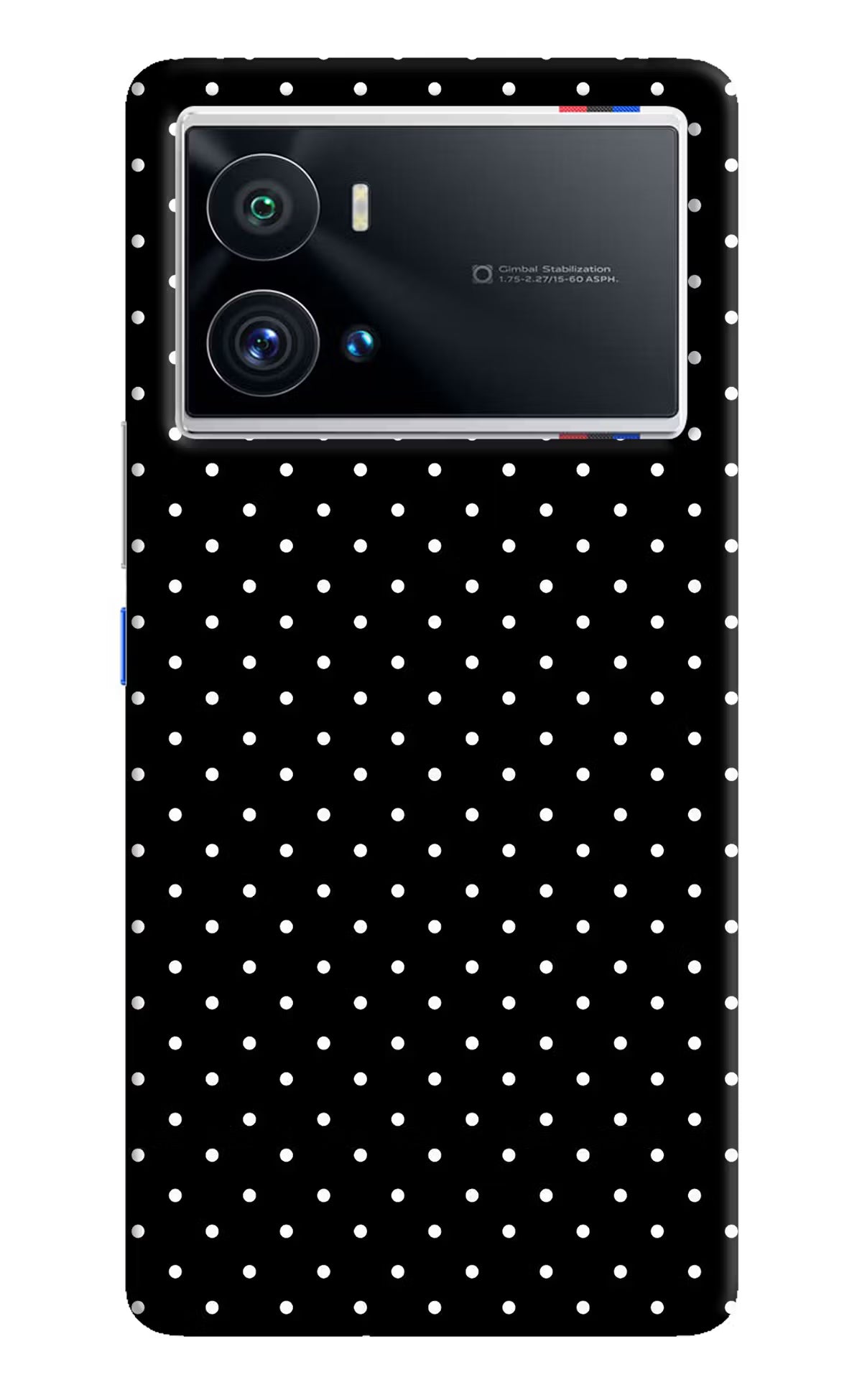 White Dots iQOO 9 Pro 5G Hard Case Back Cover by Casekaro