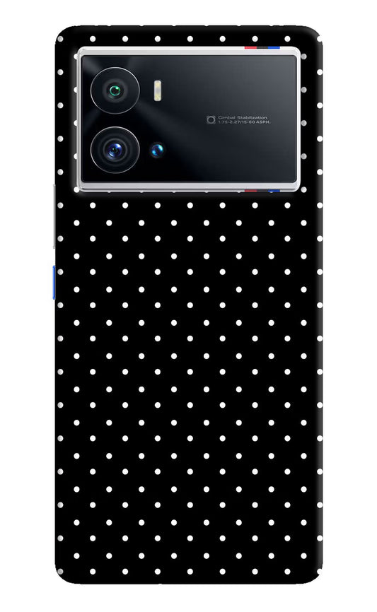 White Dots iQOO 9 Pro 5G Hard Case Back Cover by Casekaro