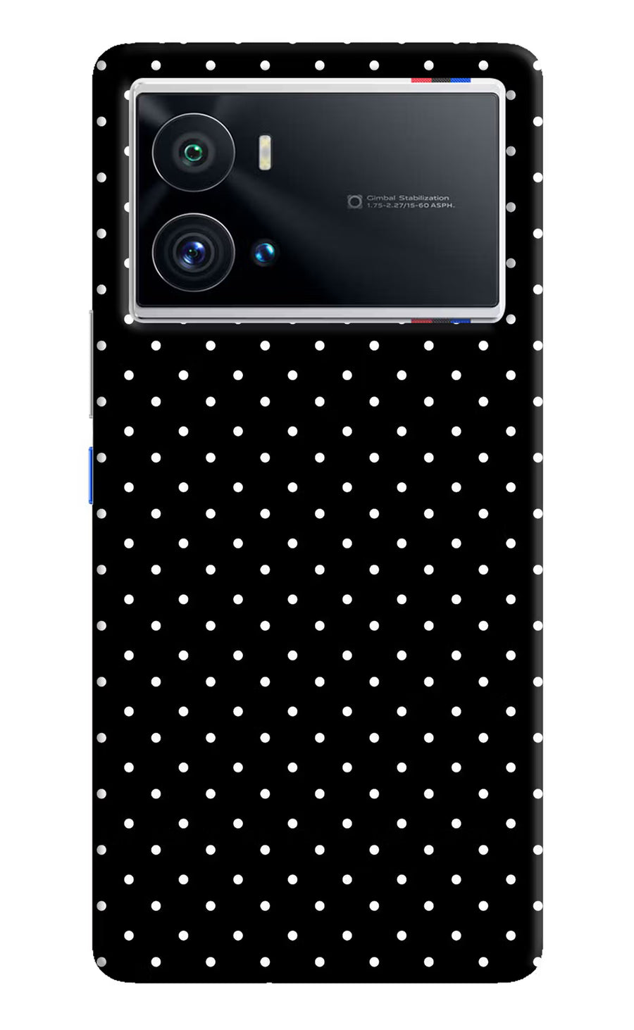 White Dots iQOO 9 Pro 5G Back Cover, Hard case