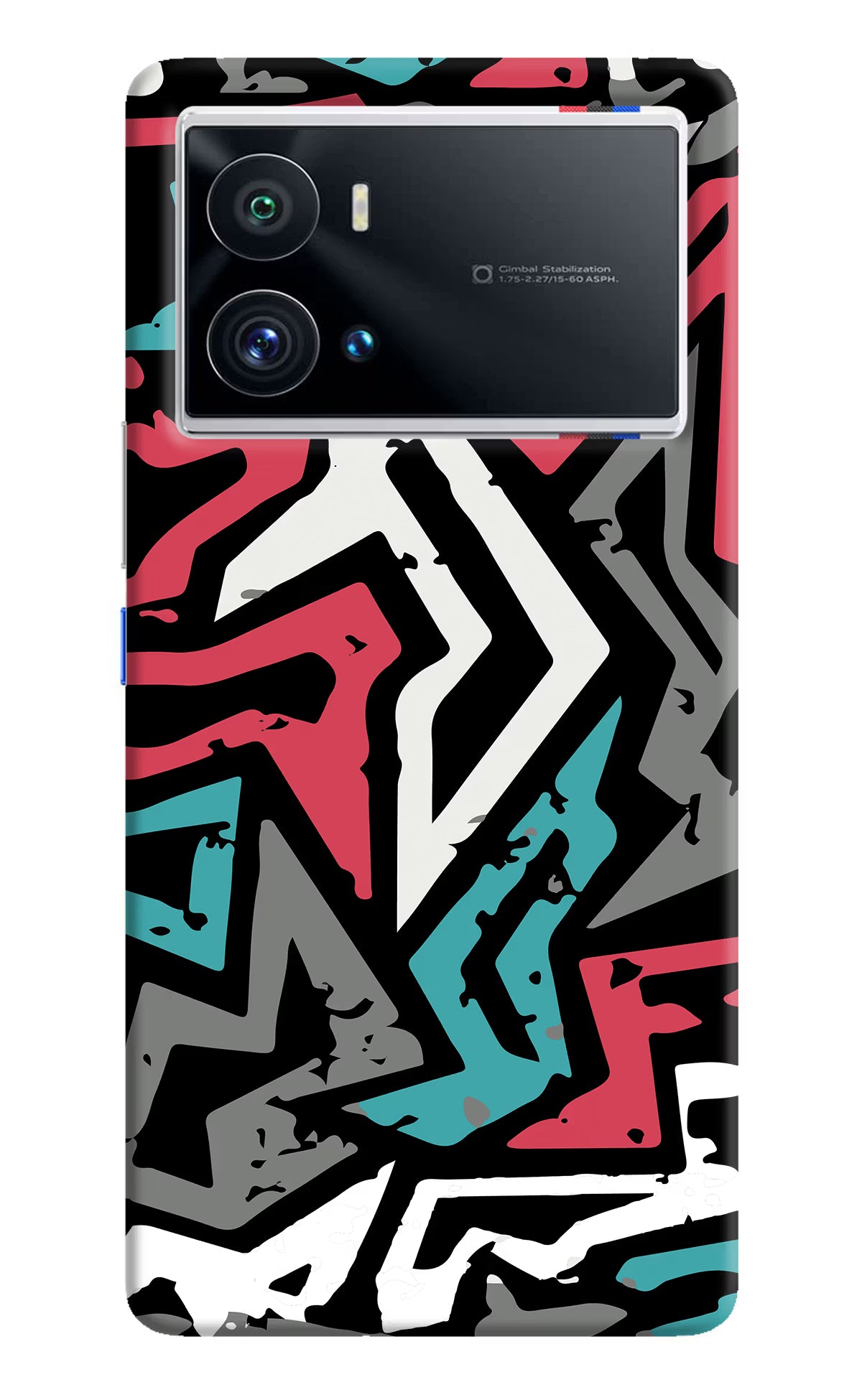 Geometric Graffiti iQOO 9 Pro 5G Hard Case Back Cover by Casekaro