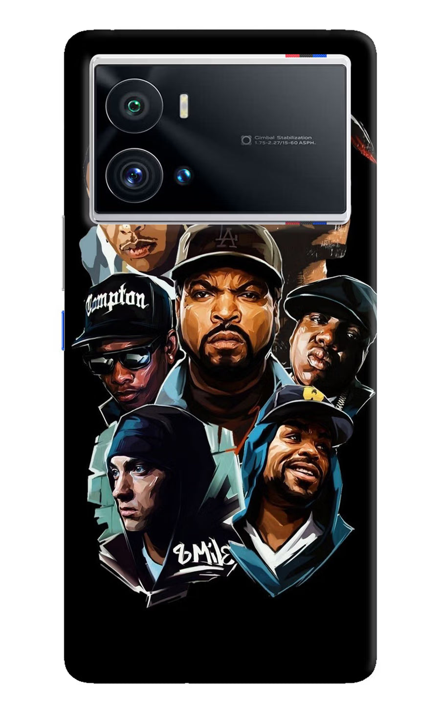Rappers iQOO 9 Pro 5G Back Cover, Hard case
