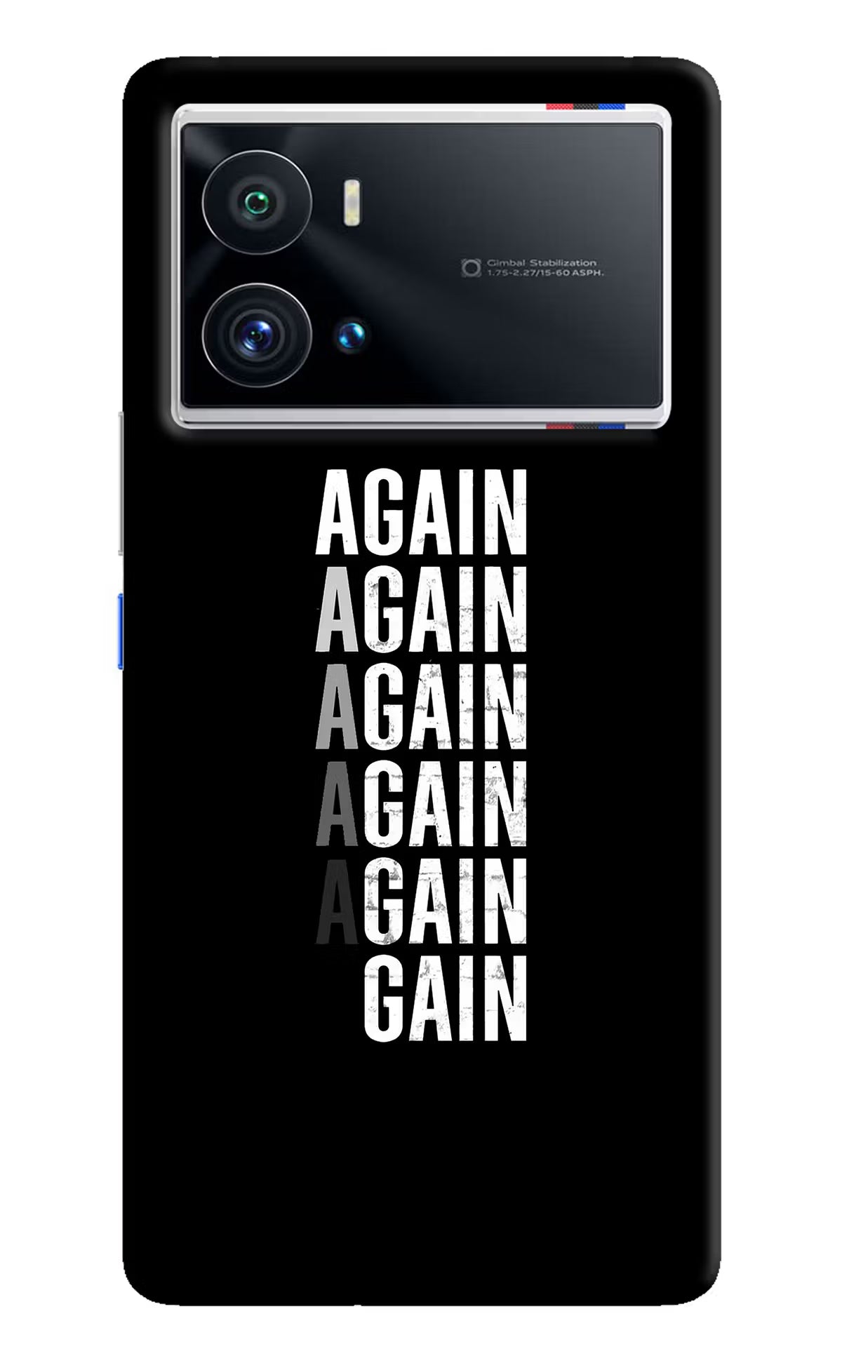 Again Again Gain iQOO 9 Pro 5G Hard Case Back Cover by Casekaro