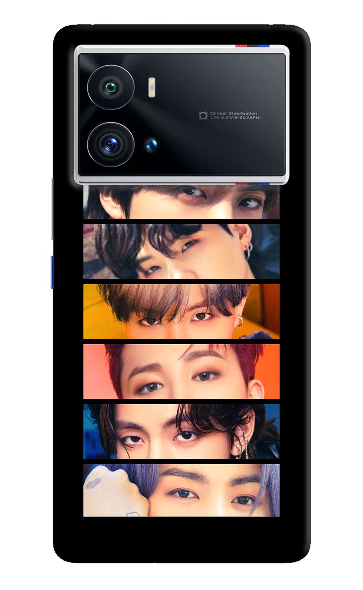 BTS Eyes iQOO 9 Pro 5G Hard Case Back Cover by Casekaro