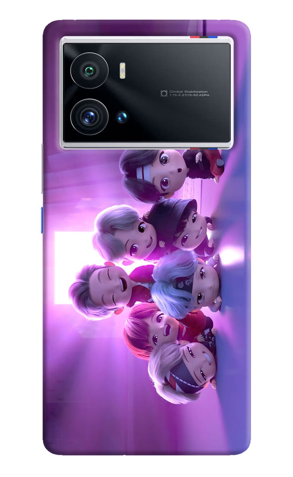 BTS Chibi iQOO 9 Pro 5G Hard Case Back Cover by Casekaro