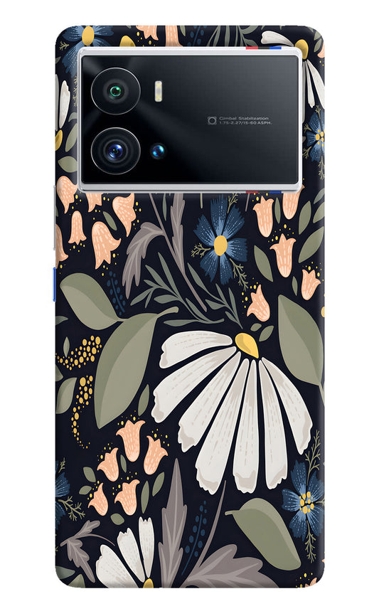 Flowers Art iQOO 9 Pro 5G Back Cover