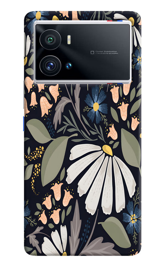 Flowers Art iQOO 9 Pro 5G Hard Case Back Cover by Casekaro
