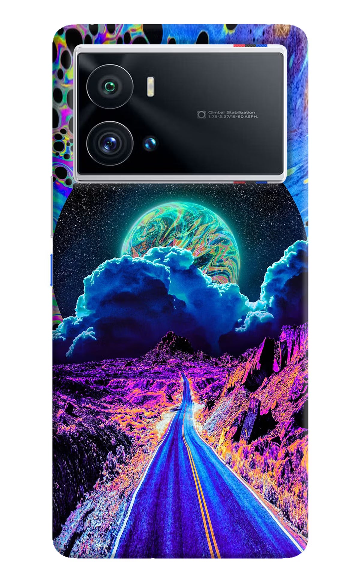 Psychedelic Painting iQOO 9 Pro 5G Hard Case Back Cover by Casekaro